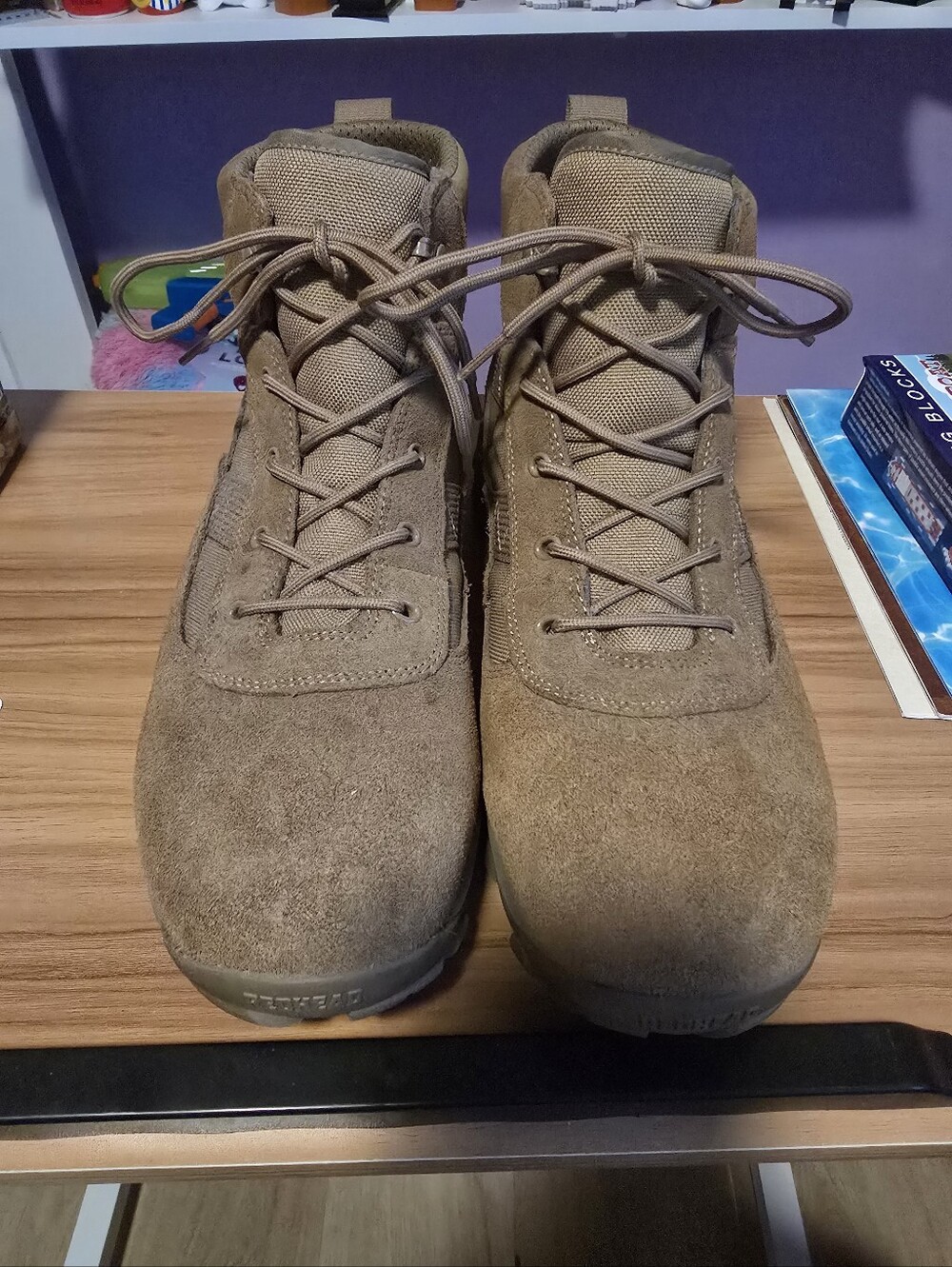 RedHead Men's Suede Tactical Boots in Tan